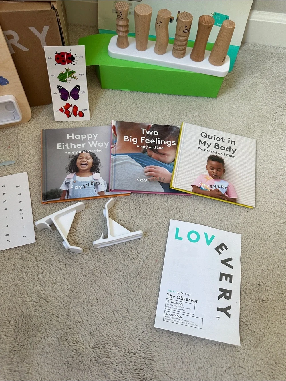 Lovevery The Observer Play Kit Wooden Activity Playset Months 37-39